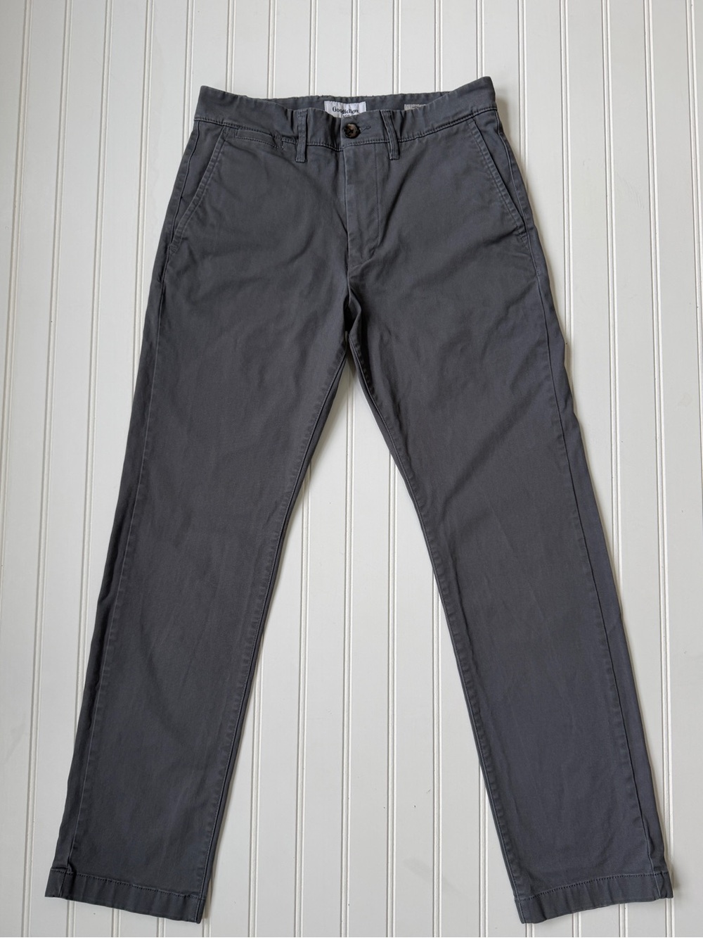 Goodfellow & Co. Men's Gray Hennepin Chino  Slim Size 28x30